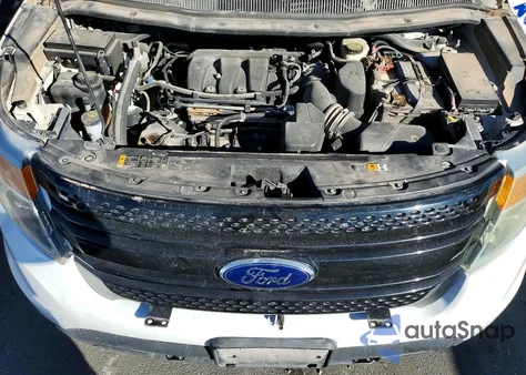 2014 Ford Explorer Police Interceptor z USA, uszkodzony, nr VIN 1FM5K8AR9EGA75902